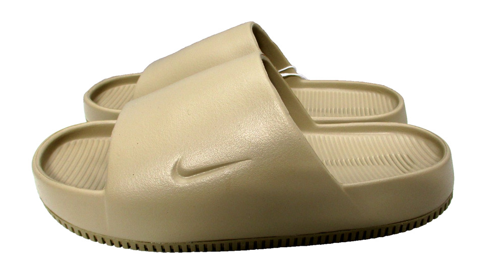 Nike Calm Slide Sandals Womens Sz 9 Mens Sz 8 Khaki Tan/Beige Slides